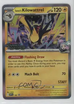 Iono's Kilowattrel (Staff Promo) Pokemon Scarlet & Violet Black Star Promo #182 - Image 1