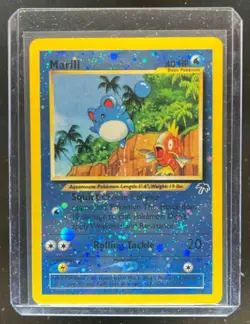2001 Pokemon Southern Islands Marill Reverse Holo #11/18 - Image 1