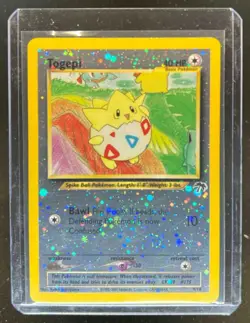 2001 Pokemon Southern Islands Togepi Reverse Holo #4/18 - Image 1