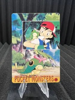 Pokemon Vintage Pocket Monsters Vending HOLO Prism Sticker Bandai 1999 Nintendo - Image 2