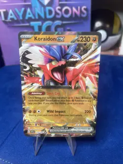 Pokemon TCG Koraidon ex Scarlet & Violet - Base Set 125/198 Holo Double Rare - Image 1