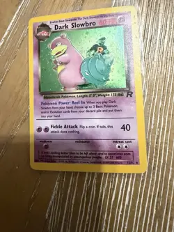 Pokemon Team Rocket Dark Slowbro Holo #12/82 NM - Image 1