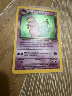 Pokemon Team Rocket Dark Slowbro Holo #12/82 NM - Image 2