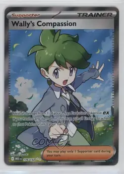 Wally's Compassion Ultra Rare Pokemon Mega Evolution MEG #176 - Image 1