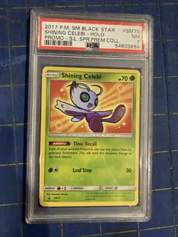 Pokemon TCG Shining Celebi SM79 Black Star Promo Holo Rare PSA 7 MINT 🔥 - Image 1