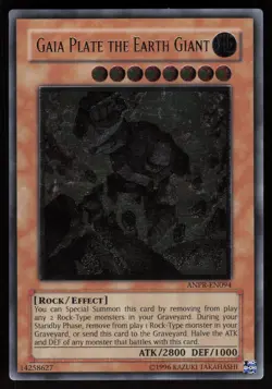 Gaia Plate the Earth Giant ANPR-EN094 EURO Ultimate Rare Yu-Gi-Oh - Image 1