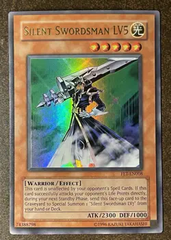Yugioh! Silent Swordsman LV5 - FET-EN008 - Ultimate Rare - LP/NM - Image 1