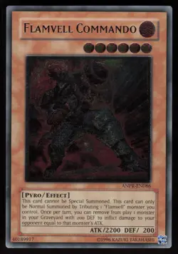 Flamvell Commando ANPR-EN086 Ultimate Rare EURO Yu-Gi-Oh - Image 1