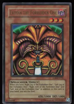 Exodia the Forbidden One LOB-EN124 Legend of Blue Eyes White Dragon Yu-Gi-Oh - Image 1