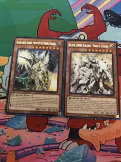 Yugioh - Black Luster Soldier Envoy of the Evening Twilight +Sacred Soldier 1st - Image 1