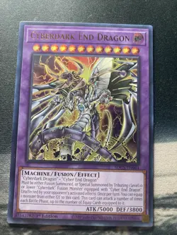 Yugioh Cyberdark End Dragon Ultra SDCS-EN044 1st Ed Near Mint - Image 1