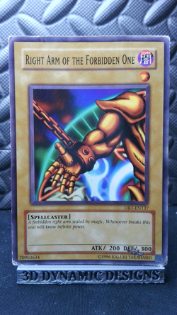 | Yugioh Right Arm of the Forbidden One DB1-EN137 Common Dark Beginning HP 🔥 | - Image 1