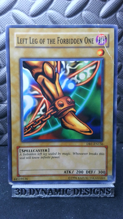 | Yugioh Left Leg of the Forbidden One DB1-EN136 Common Dark Beginning 1 HP 🔥 | - Image 1