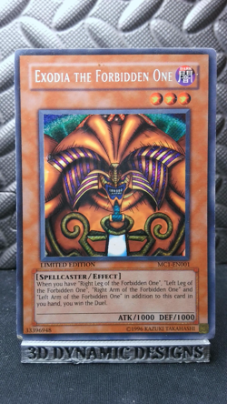 | Yugioh Exodia the Forbidden One MC1-EN001 Secret Master Collection HP 🔥 | - Image 1