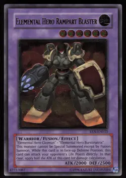Elemental HERO Rampart Blaster EEN-EN033 Ultimate Rare EURO Yu-Gi-Oh - Image 1