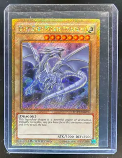 2017 Yu-Gi-Oh! Gold Edition English Limited Blue-Eyes White Dragon #MVP1-ENGV4 - Image 1
