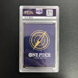 One Piece Card Game Japanese SP OP09-004 SR Shanks 3rd Anniversary Gold PSA 10 - Image 2