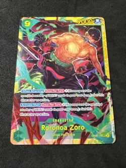 Roronoa Zoro OP06-118 Secret Rare (Learn Together Reprint) One Piece NON-FOIL - Image 1
