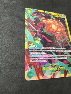 Roronoa Zoro OP06-118 Secret Rare (Learn Together Reprint) One Piece NON-FOIL - Image 2