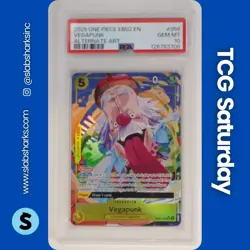 2025 ONE PIECE THE BEST VOL. 2 #EB02-056 VEGAPUNK ALT ART PSA 10 - Image 1
