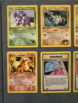 1st Edition Gym Challenge Pokemon Card Lot - Near Mint Condition - Image 2