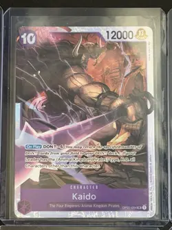 One Piece English Purple x8 Mixed Rarity Card Lot Pudding Kaido Maria + More - Image 4