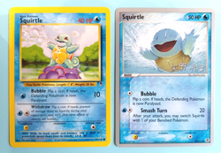 POKEMON LOT OF 2 SQUIRTLE CARDS LEGENDARY COLLECTION 95/110 2006 WORLD CHAMP VLP - Image 1