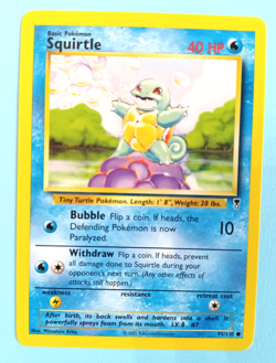 POKEMON LOT OF 2 SQUIRTLE CARDS LEGENDARY COLLECTION 95/110 2006 WORLD CHAMP VLP - Image 2