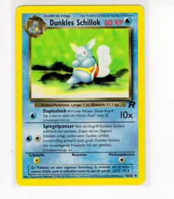 ~DE~ GERMAN Dunkles Schillok 46 Team Rocket Wartortle Pokemon Card (g3) - Image 1