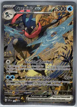 Greninja ex SVP 132 SIR SV: Scarlet & Violet Promo Cards - Pokemon Card - NM - Image 1