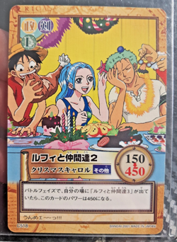 BANDAI One Piece Hyper Battle LUFFY VIVI ZORO SCARCE C518 EARLY CARD - Image 1