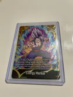Bandai Dragon Ball Super Card Game Energy Marker Foil Card E-128 Beast Gohan - Image 1
