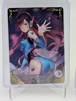 Dva, Overwatch Sexy Waifu Cards Goddess Story CCG Doujin Anime CCG RARE D.Va - Image 2