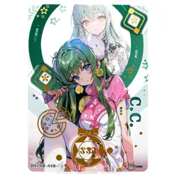 C.C. SSR - Code Geass - Goddess Story Anime Waifu Trading Card - Image 1