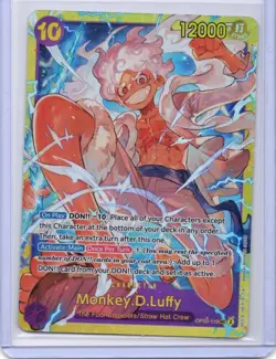 One Piece TCG - Monkey.D.Luffy OP05-119 SEC - English Card Secret Rare Near Mint - Image 1