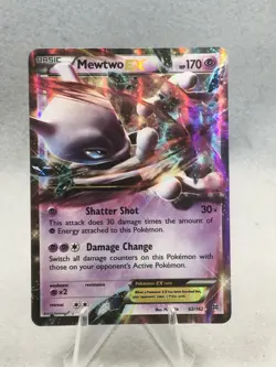 Mewtwo EX 62/162 - XY Breakthrough - Ultra Rare Pokemon Card 2015 - Image 1