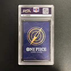 One Piece Card Game Japanese SP OP09-004 SR Shanks 3rd Anniversary Silver PSA 10 - Image 2