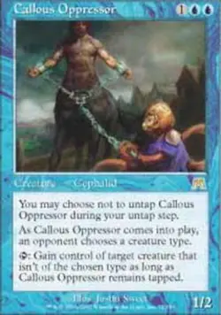MTG Callous Oppressor, Onslaught, Heavily Played, English - Image 1