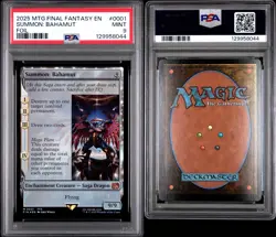 2025 Magic MTG Final Fantasy Summon: Bahamut Foil Rare #0001 PSA 9 Charity Sale - Image 3
