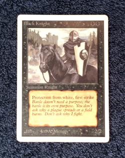 BLACK KNIGHT UNLIMITED uncommon Magic the Gathering - Image 4
