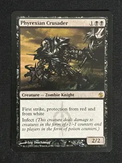 1x MTG Phyrexian Crusader - Mirrodin Besieged (MBS) #50 - Magic the Gathering - Image 1