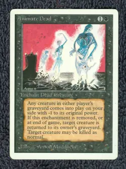 ANIMATE DEAD UNLIMITED uncommon Magic the Gathering - Image 1