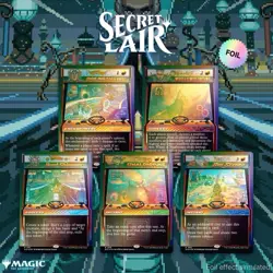 MTG - Secret Lair Drop: Arcade Racers - Rainbow Foil Edition - New/Sealed - Image 1