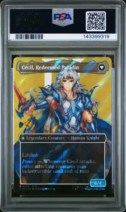 2025 MTG FINAL FANTASY #0525 CECIL, DARK KNIGHT/CECIL, REDEEMED PALADIN PSA 10 - Image 2