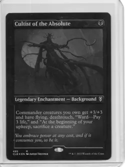 Cultist of the Absolute Foil Etched 495 Battle for Baldur's Gate MTG LP - Image 1