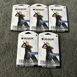 MTG: Magic The Gathering Final Fantasy Play Sleeved Booster Pack x5 - Image 1