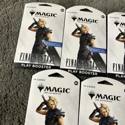 MTG: Magic The Gathering Final Fantasy Play Sleeved Booster Pack x5 - Image 2
