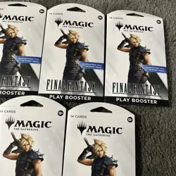 MTG: Magic The Gathering Final Fantasy Play Sleeved Booster Pack x5 - Image 3