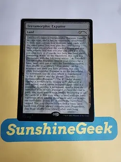 Terramorphic Expanse (Full-Text Lands) Secret Lair Drop Foil - Image 1