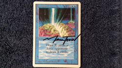 BRAINGEYSER UNLIMITED rare Magic the Gathering Signed - Image 2